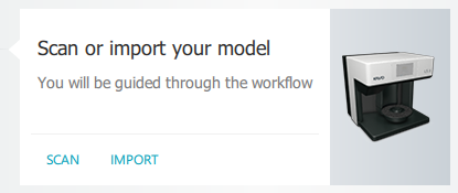 scan or import your model big