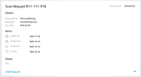 start scan request