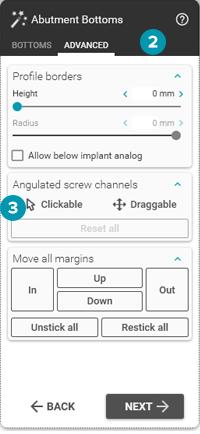 angulated screw channel